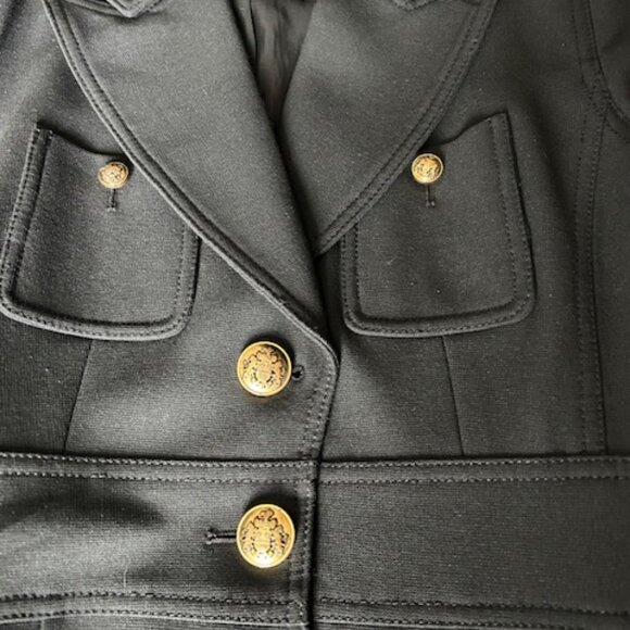 Smthye Offiicers Jacket in Black - Picture 3 of 6